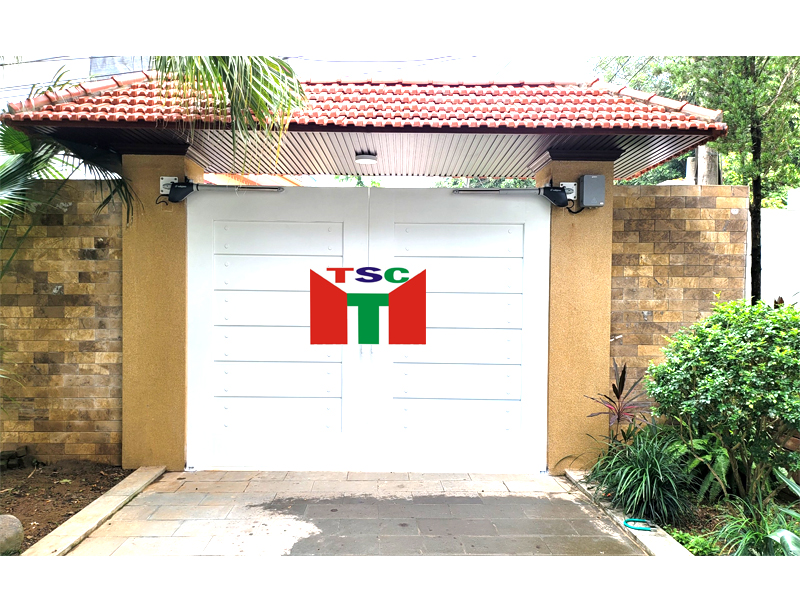 Lắp đặt cổng tự động tay đòn tại Lương Sơn - Hòa Bình