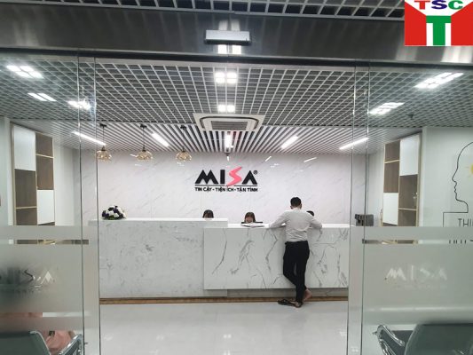 Công trình lắp cửa tự động tại văn phòng Công ty MISA