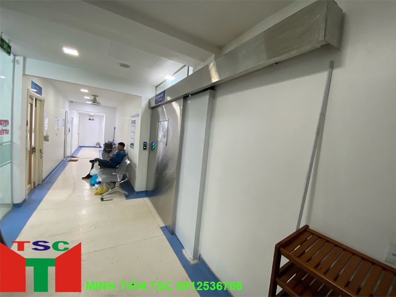 Công trình lắp đặt cửa tự động tại Bệnh viện Hồng Hà