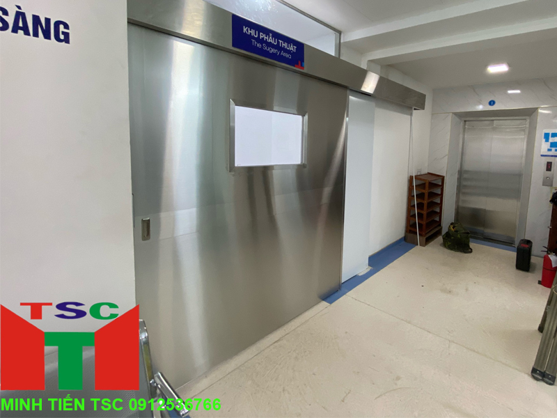 Công trình lắp đặt cửa tự động tại Bệnh viện Hồng Hà