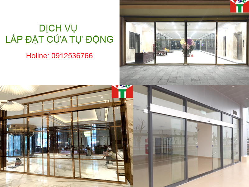 Lắp đặt cửa tự động - Minh Tiến 0912536766