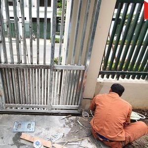 Cổng trượt tự động hãng V2 Italia