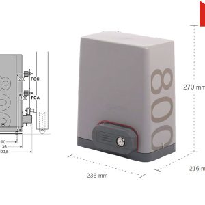 Cổng trượt tự động CAT 800kg Tây Ban Nha