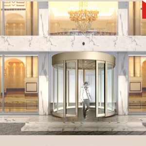 Cửa trượt cong tự động