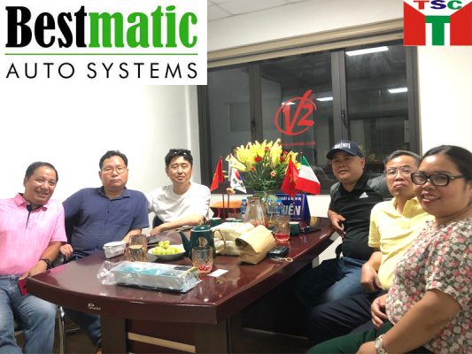 Nhà sản xuất cửa tự động Hàn Quốc bestmatic đến thăm và làm việc tại Công ty Minh Tiến